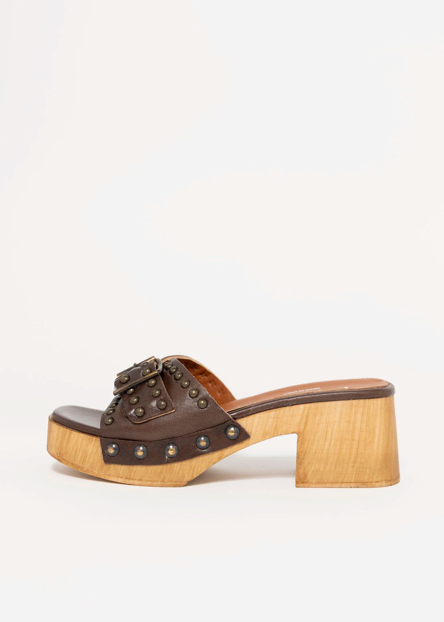swatch_Brown Leather l'idea clog sandal