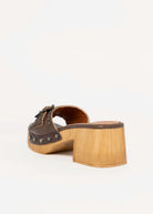 swatch_Brown Leather l'idea clog sandal