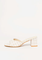 swatch_Natural Check coconuts birdie heeled sandal