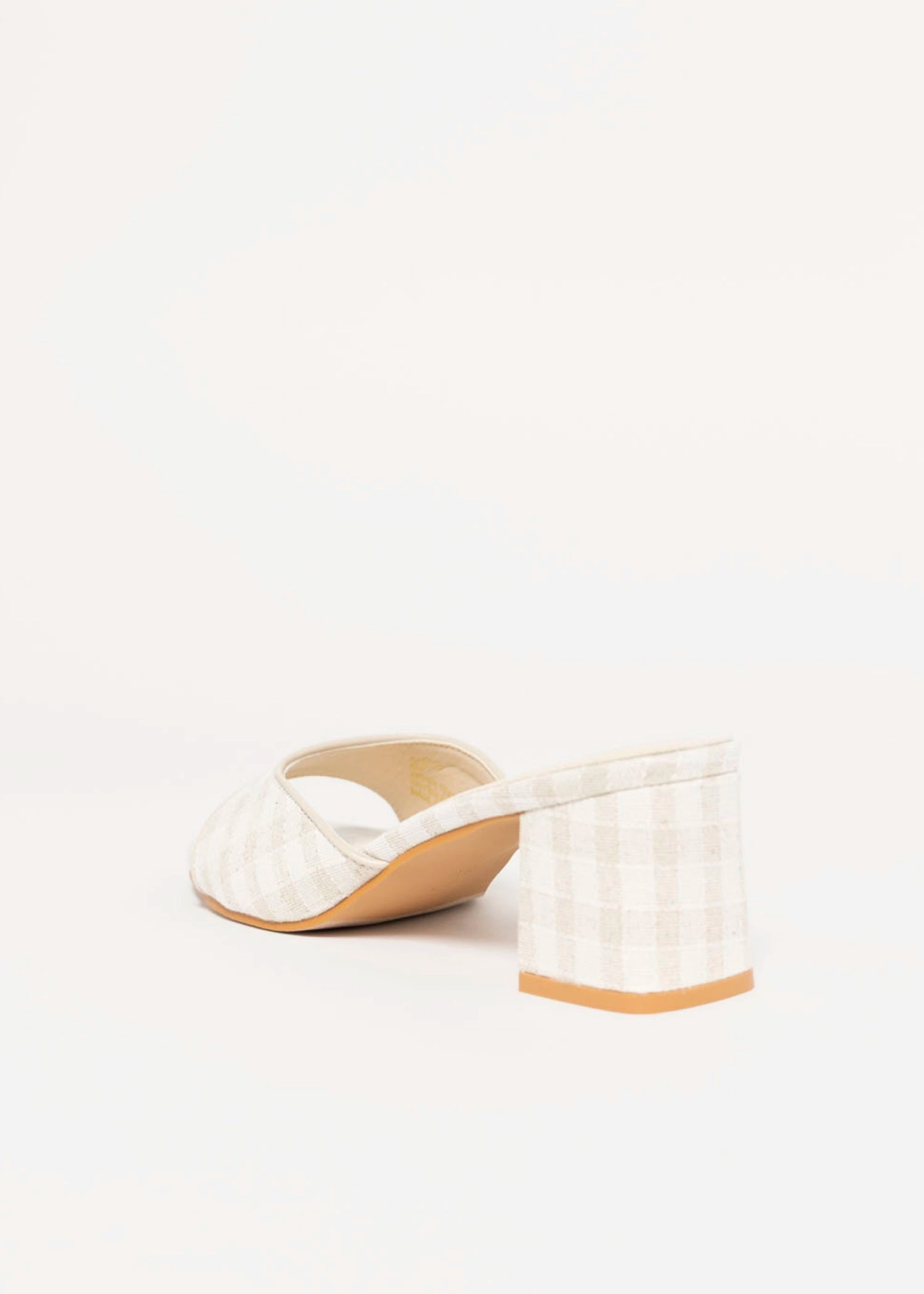 swatch_Natural Check coconuts birdie heeled sandal
