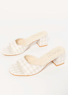 swatch_Natural Check coconuts birdie heeled sandal