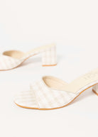 swatch_Natural Check coconuts birdie heeled sandal