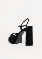 swatch_Black Suede steve madden liandra platform sandal
