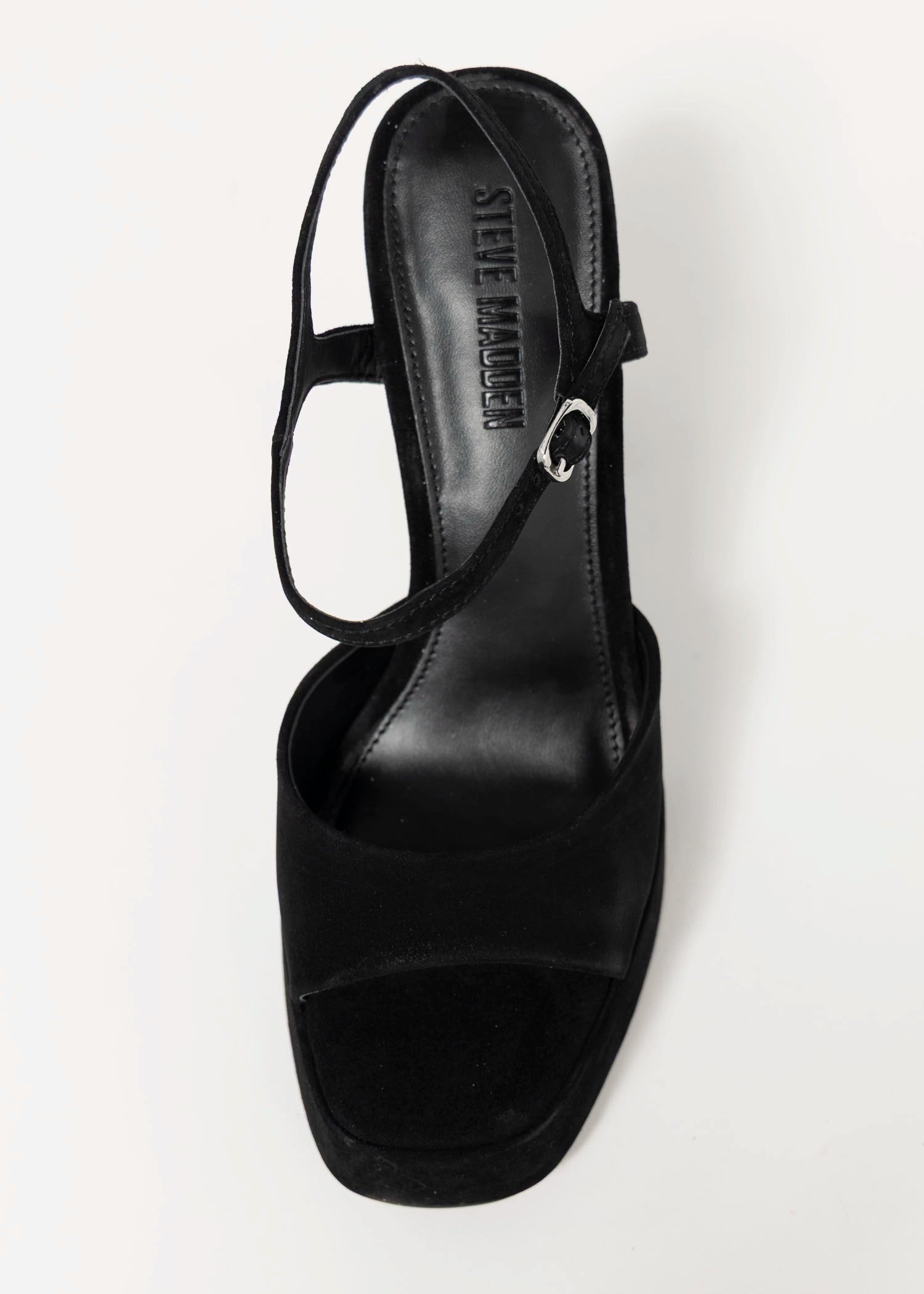 swatch_Black Suede steve madden liandra platform sandal