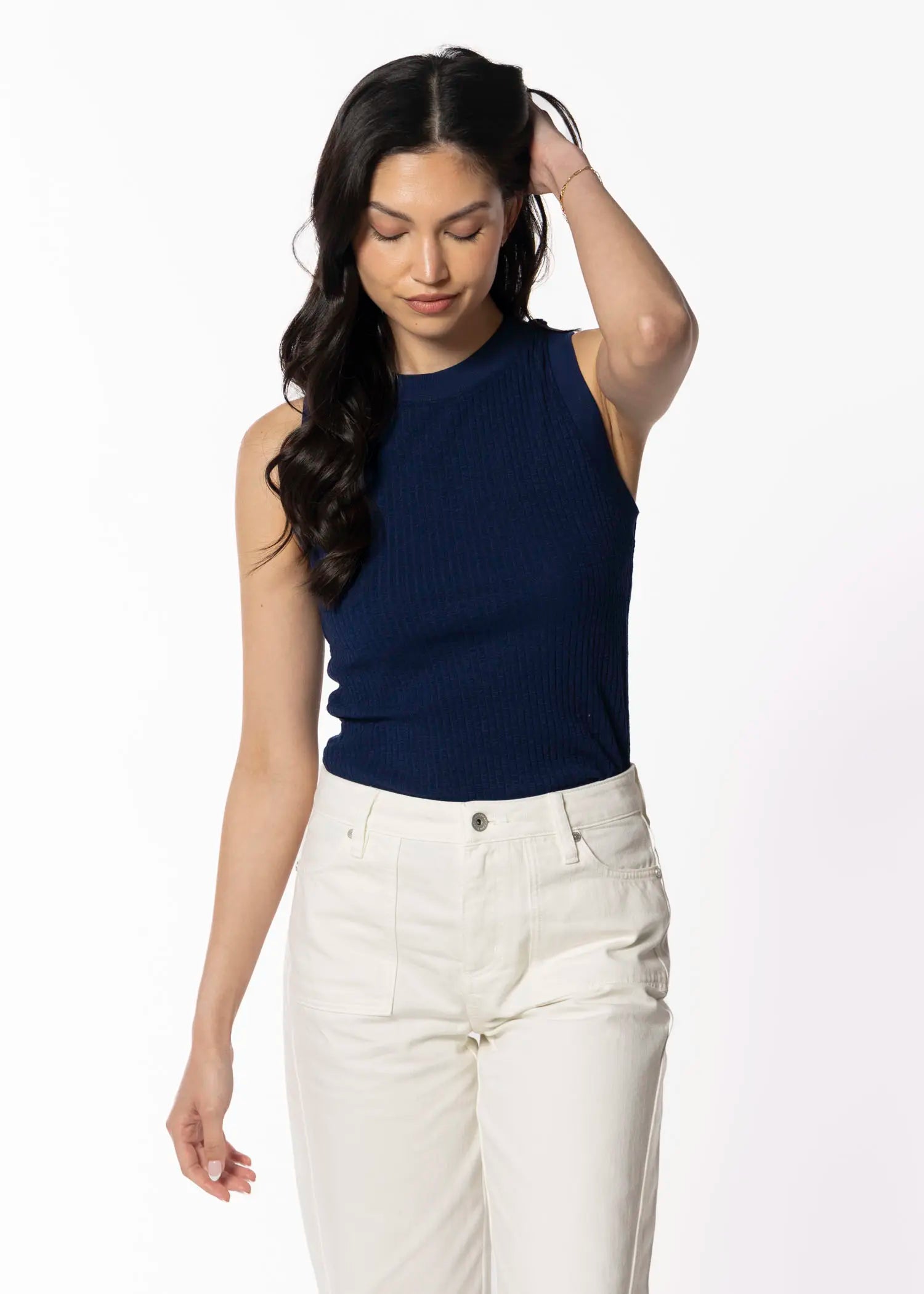 swatch_navy player racerback tank apparel