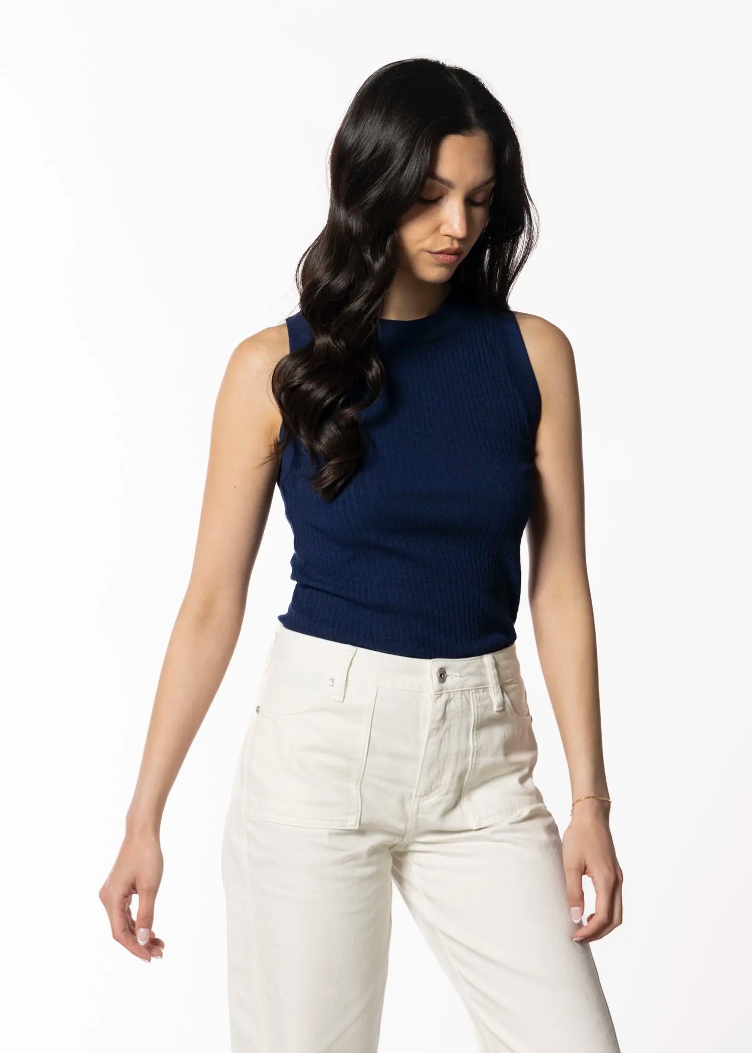 swatch_navy player racerback tank apparel