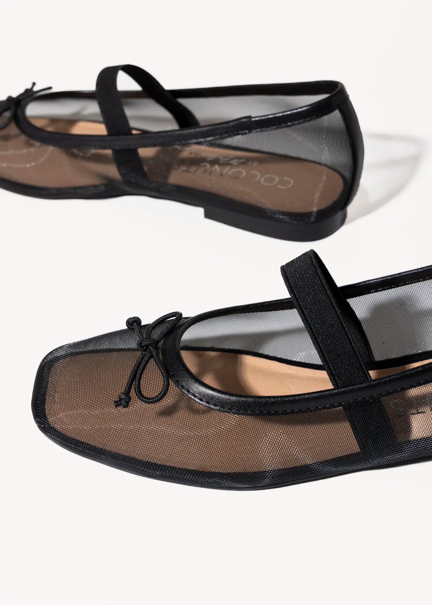 swatch_black bronx mesh flat flat shoes