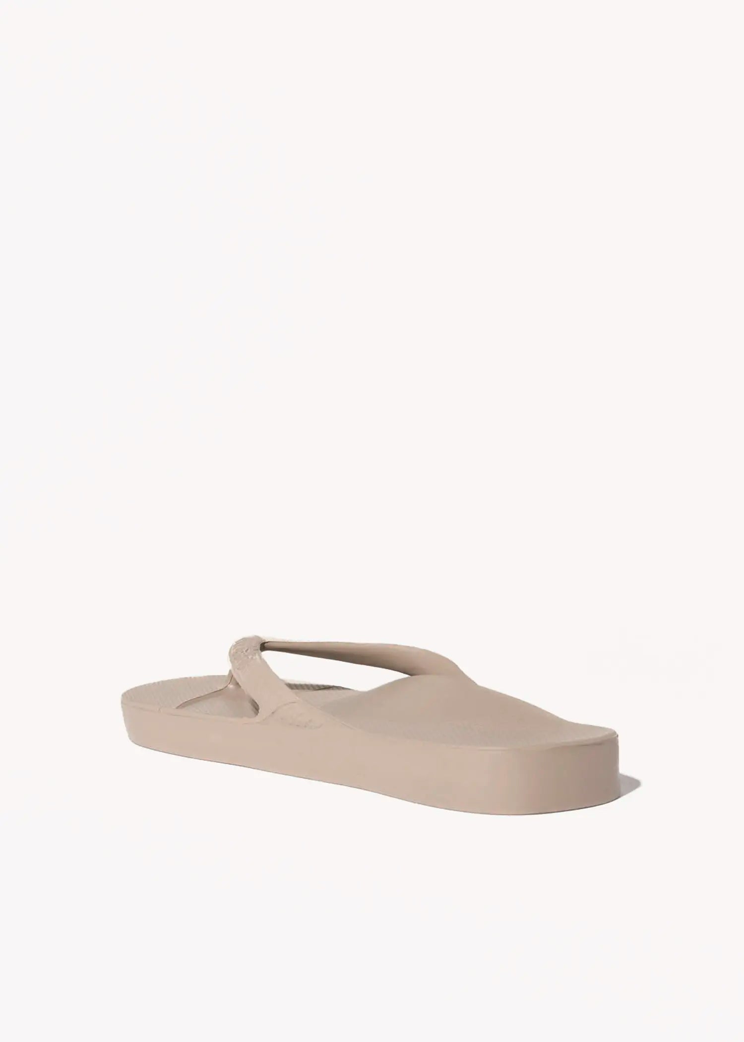 swatch_taupe arch support flip flop flat sandals