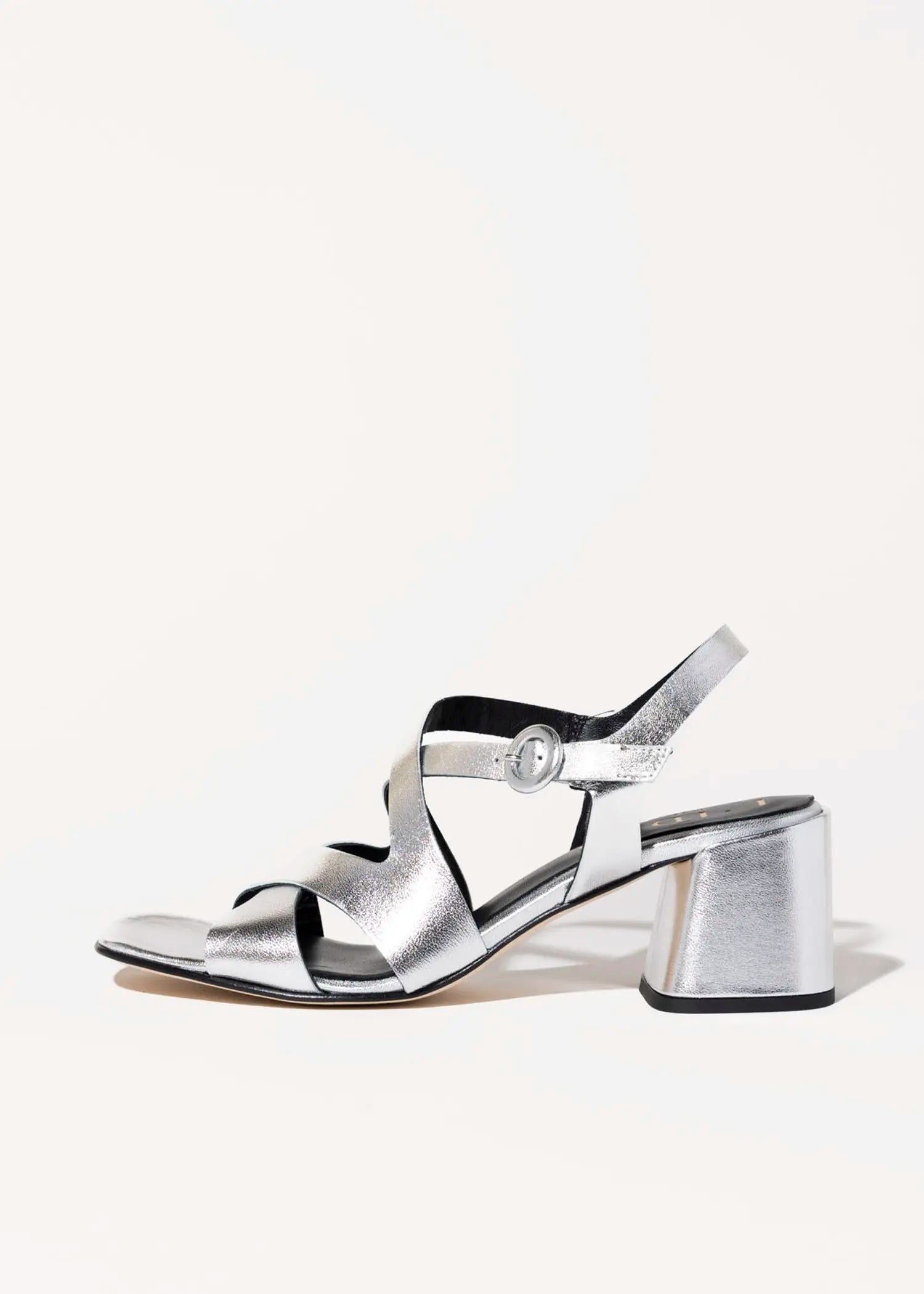swatch_silver leather heeled sandal heeled sandals