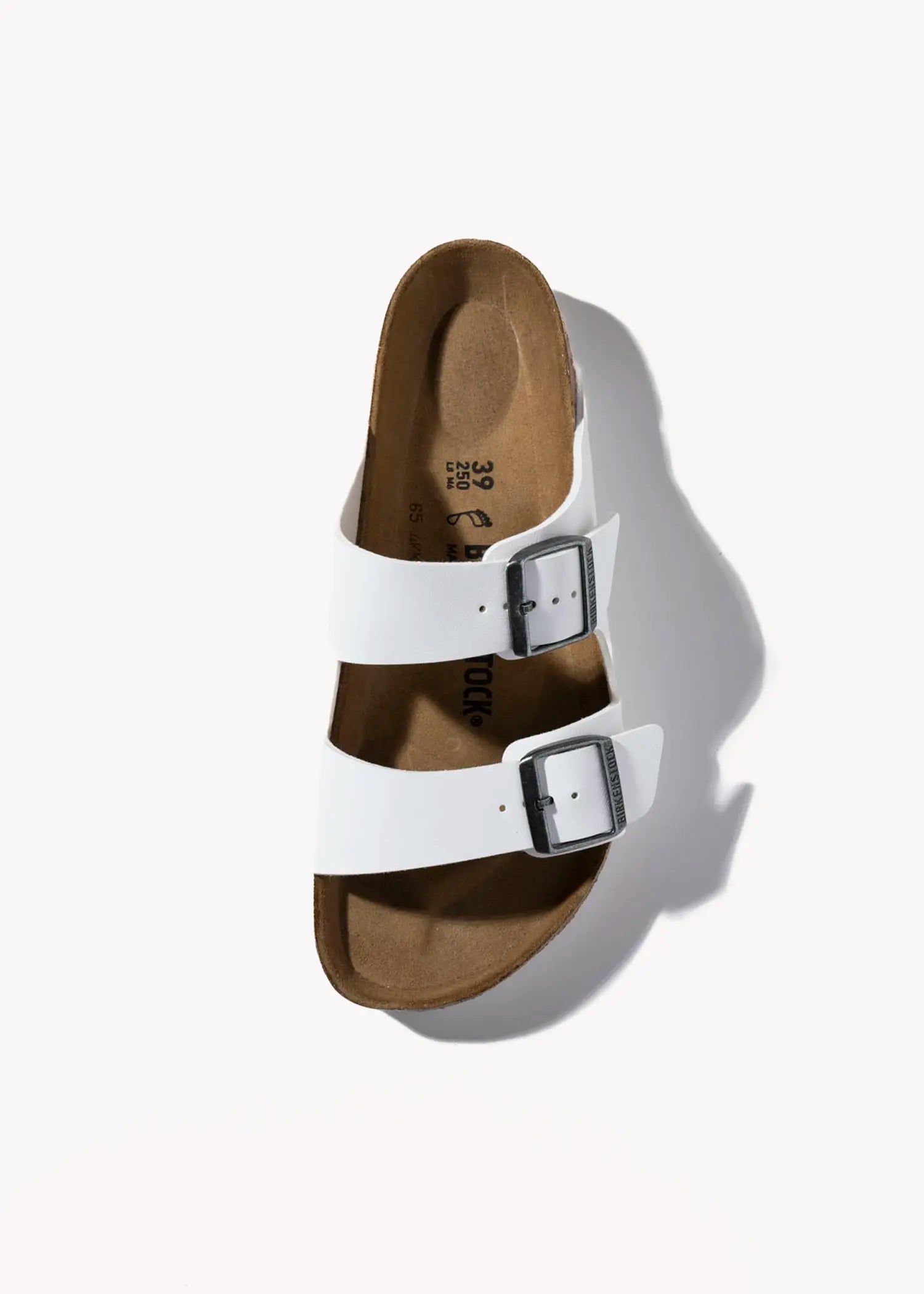 swatch_white arizona sandal flat sandals