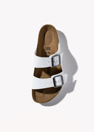 swatch_white arizona sandal flat sandals
