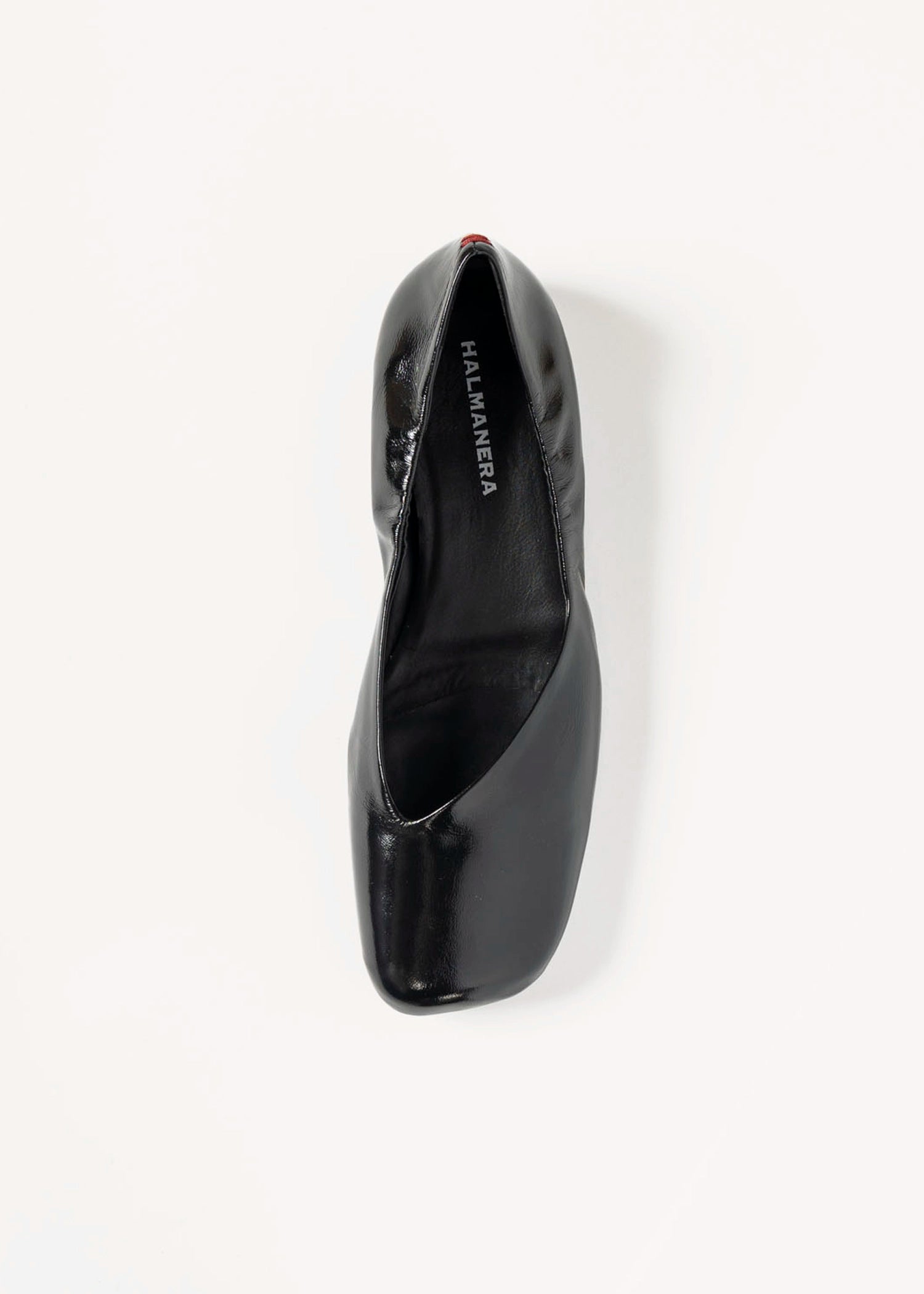 swatch_black patent xena flat