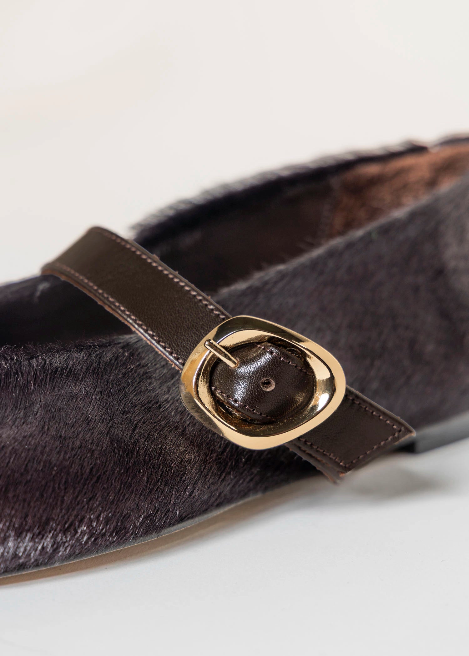 swatch_Chocolate Haircalf mary jane flats