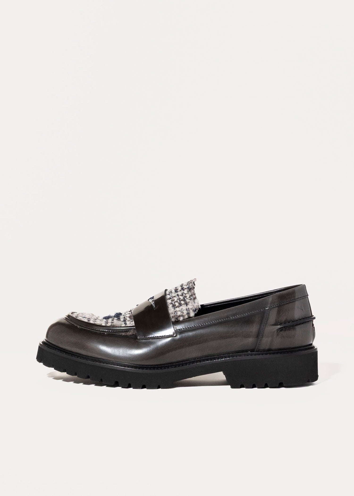 swatch_Grey Leather classic penny loafer