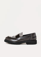 swatch_Grey Leather classic penny loafer