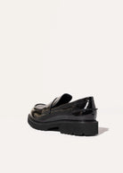 swatch_Black Patent classic penny loafer