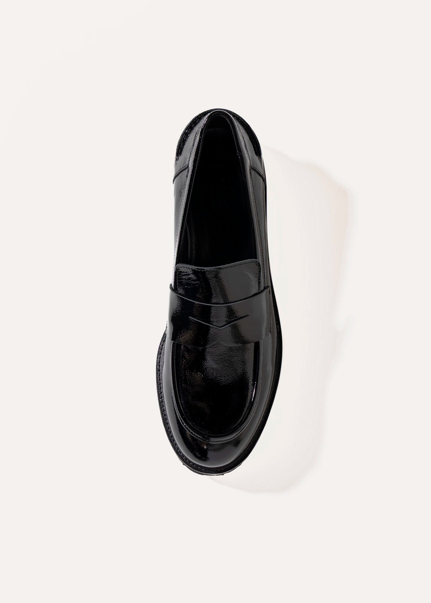 swatch_Black Patent classic penny loafer