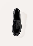 swatch_Black Patent classic penny loafer