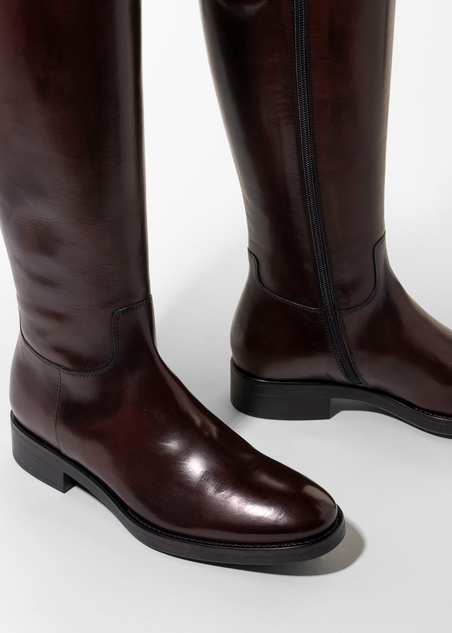 swatch_brown leather classic riding boot boots