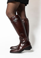 swatch_brown leather classic riding boot boots