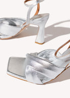 swatch_silver leather maelle leather sandal heeled sandals