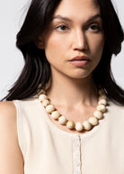 swatch_Cream marble chunky beaded necklace