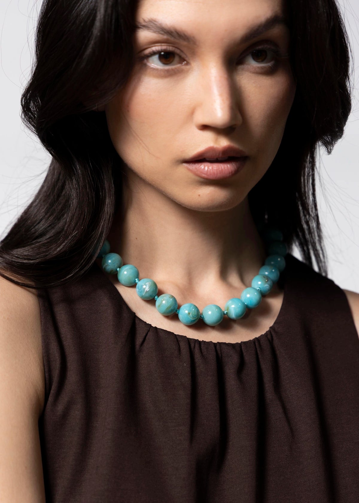 swatch_Turquoise mabry chunky beaded necklace