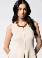 swatch_Tortoise bailey chunky beaded necklace