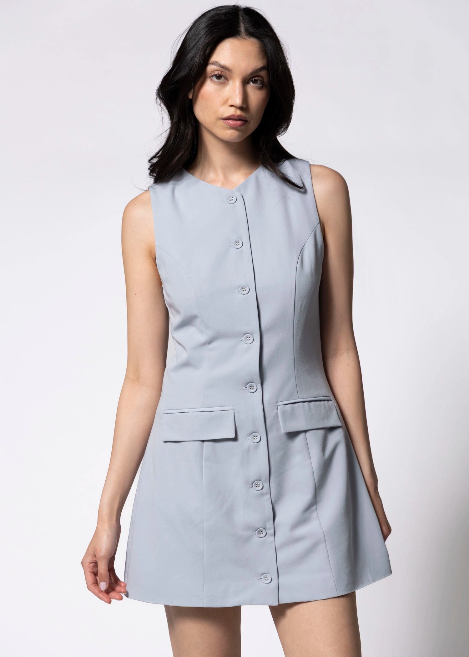 swatch_Light Blue lenore mini dress