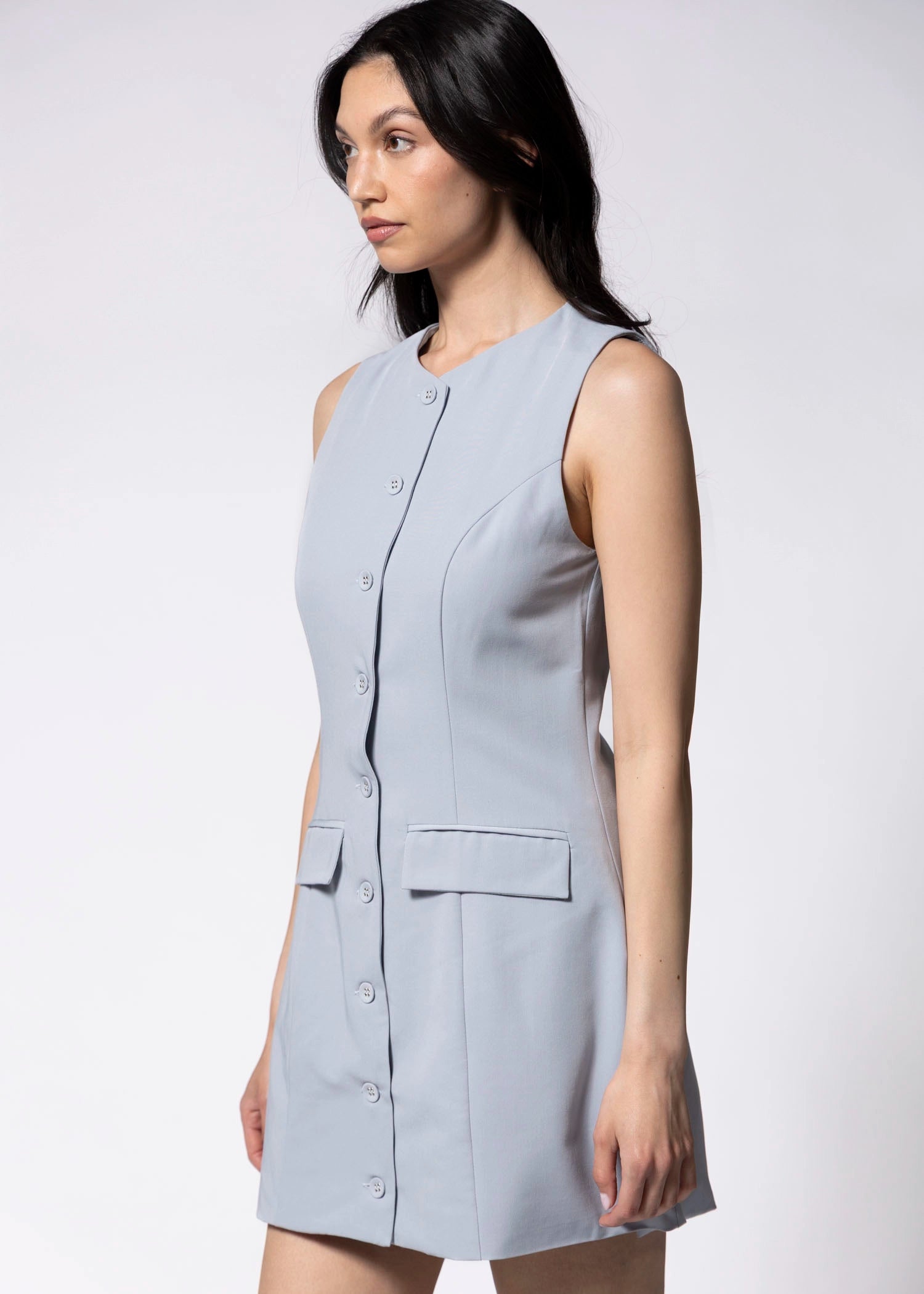 swatch_Light Blue lenore mini dress