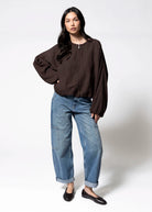 swatch_Brown sanctuary linen bubble jacket