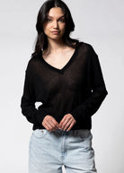 swatch_Black deluc granadella sheer sweater
