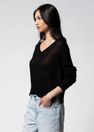 swatch_Black deluc granadella sheer sweater