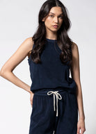 swatch_Navy perfect white tee esther tank