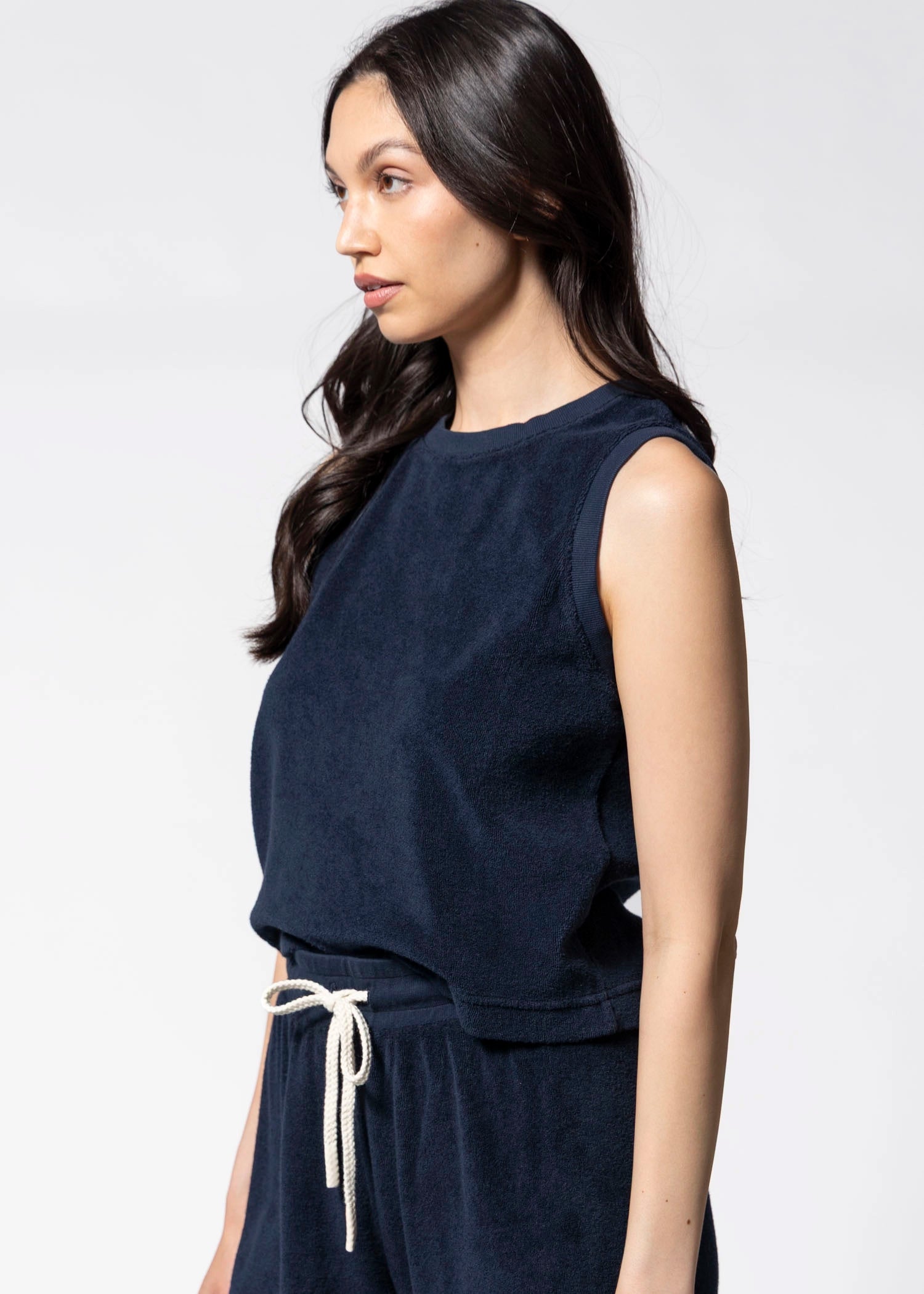 swatch_Navy perfect white tee esther tank