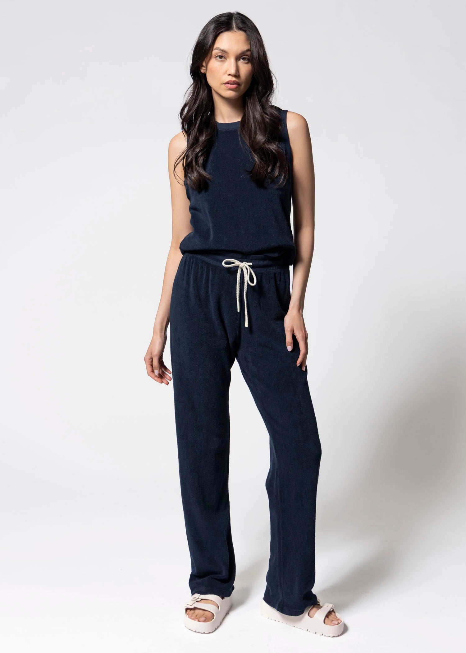 swatch_Navy perfect white tee eliana pant