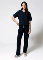 swatch_Navy perfect white tee kennedy short sleeve sweatshirt
