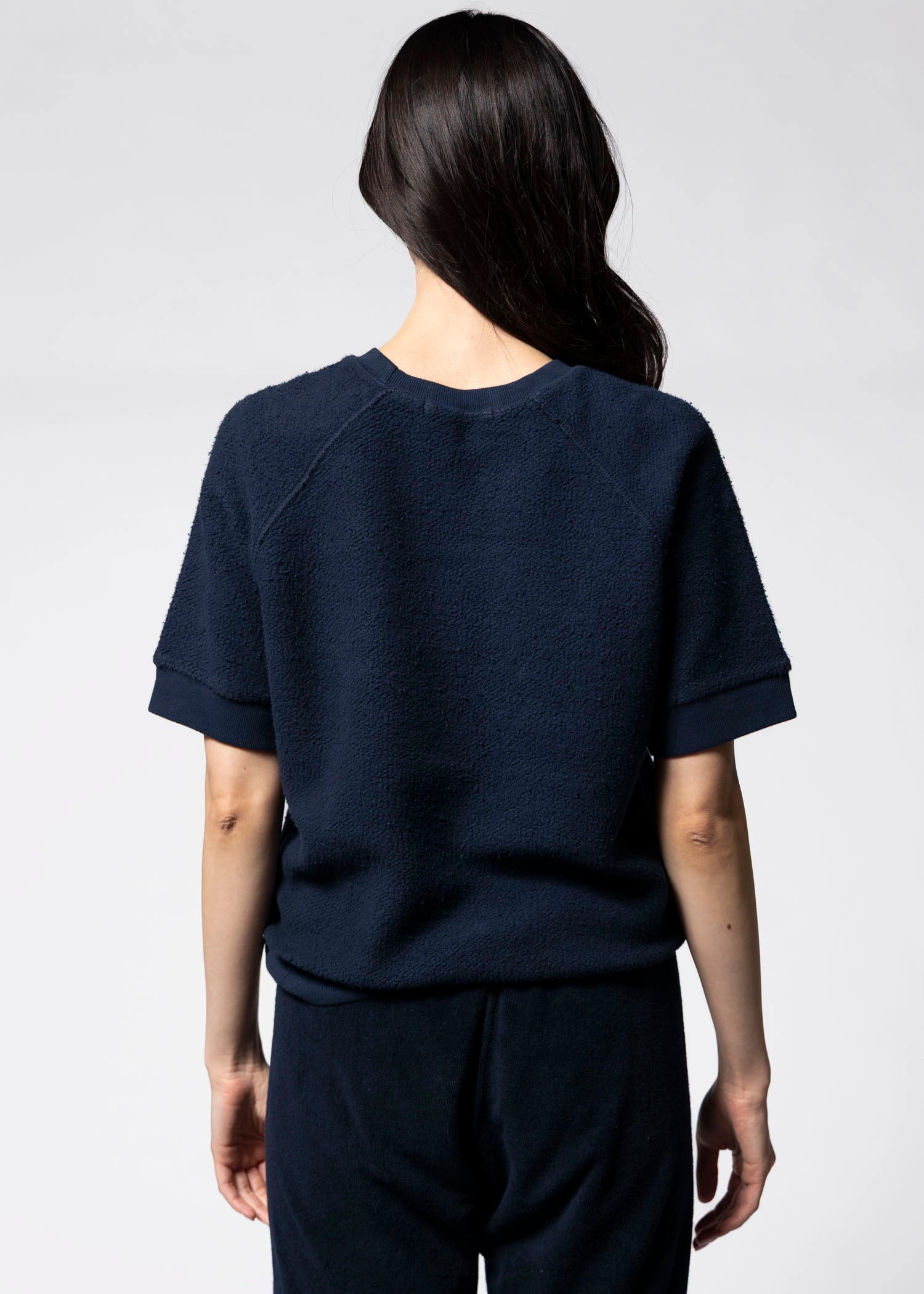 swatch_Navy perfect white tee kennedy short sleeve sweatshirt
