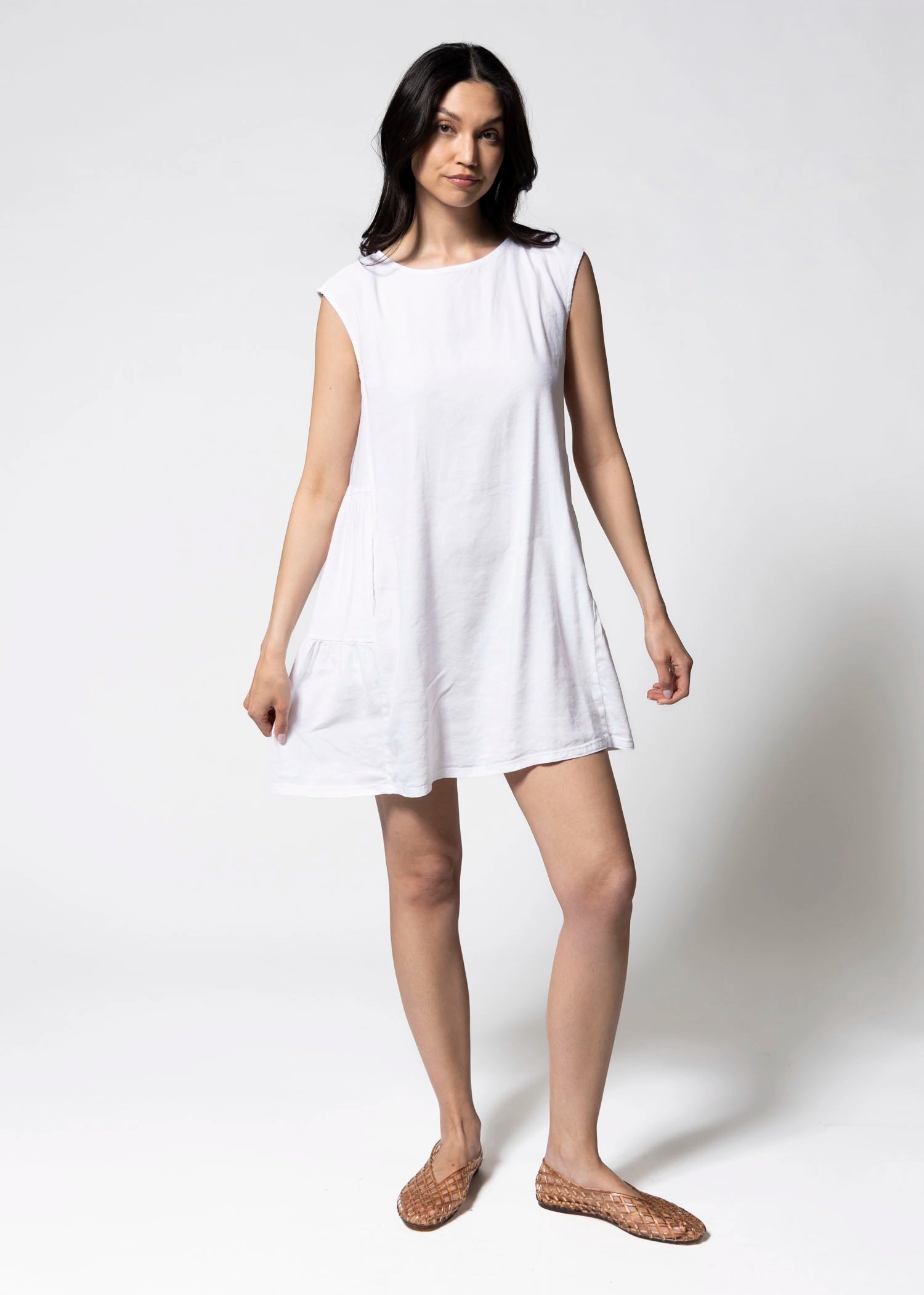 swatch_White kut from the kloth alice dress