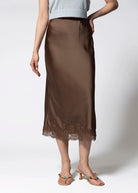 swatch_Mocha elodie the label enid satin skirt