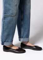 swatch_Chocolate Leather tony bianco chelsea ballet flat
