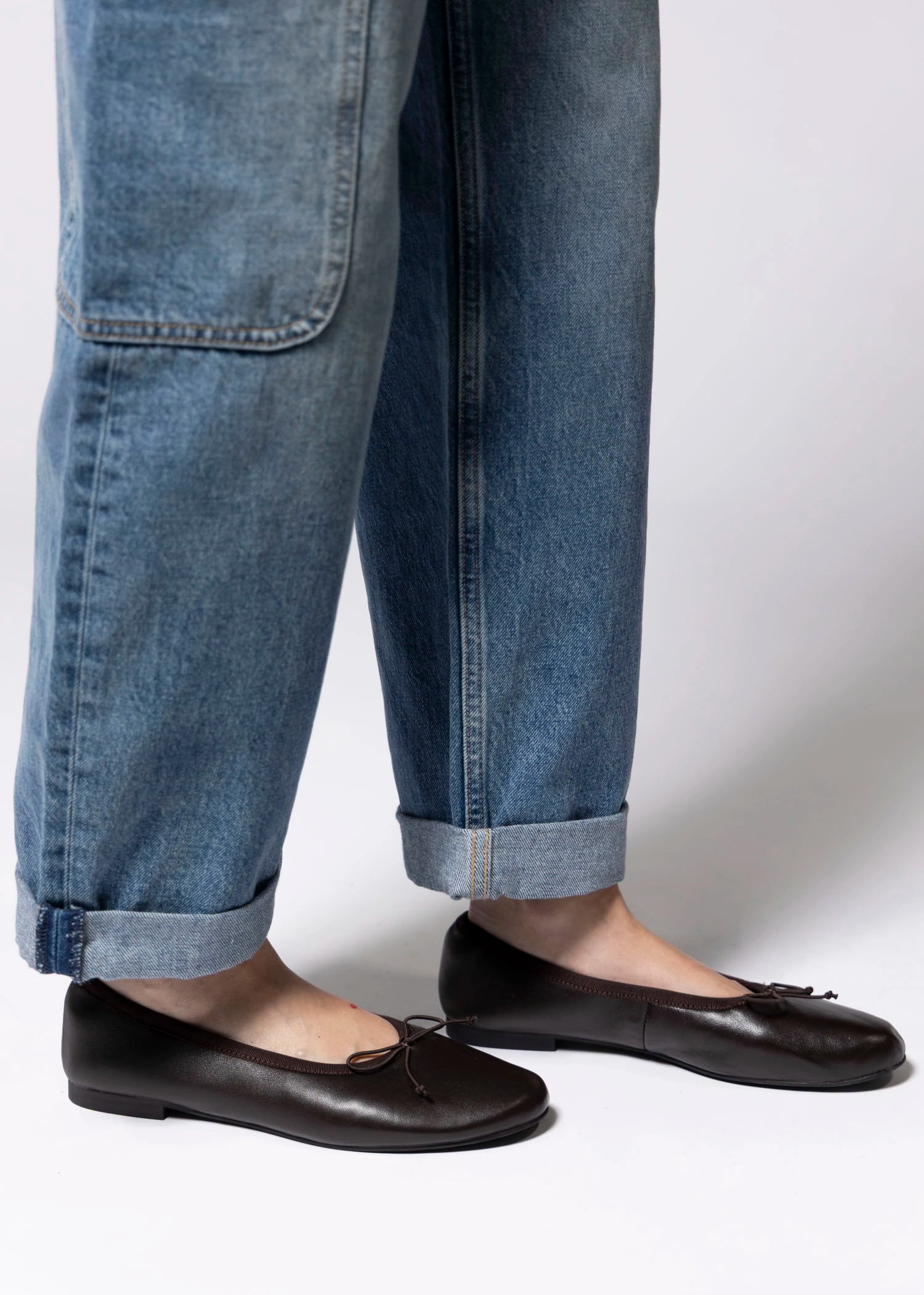 swatch_Chocolate Leather tony bianco chelsea ballet flat