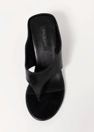 swatch_Black Leather tony bianco swift thong wedge sandal