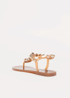 swatch_Caramel/Gold jeffrey campbell plated jelly sandal