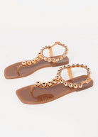 swatch_Caramel/Gold jeffrey campbell plated jelly sandal