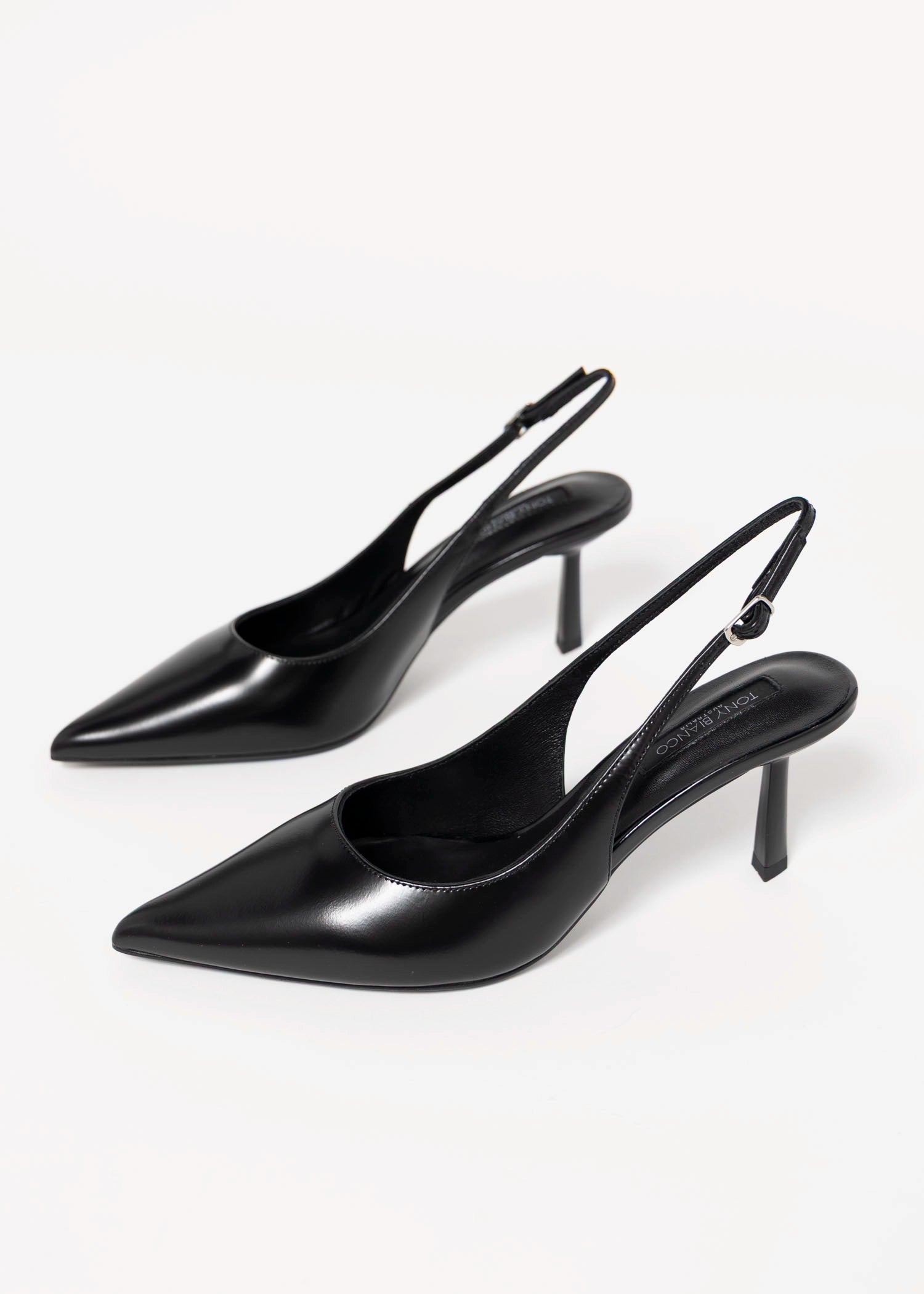 swatch_Black Leather tony bianco baz slingback heel