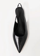 swatch_Black Leather tony bianco javier slingback flat