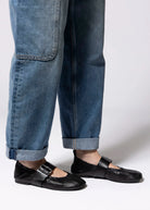 swatch_Black Leather alohas sarea ballet flat mary jane