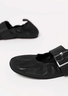 swatch_Black Leather alohas sarea ballet flat mary jane
