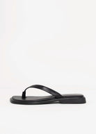 swatch_Black Leather vagabond izzy thong sandals